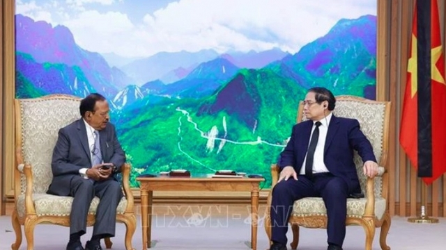 PM Pham Minh Chinh receives Indian National Security Advisor