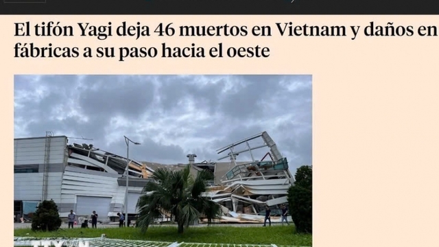 Truyền thông Mexico đề cao sự kiên cường của Việt Nam trong bão Yagi