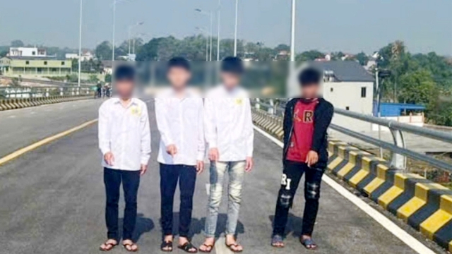 Tạm giữ nhóm học sinh chặt và cướp biển số xe ở Bắc Giang