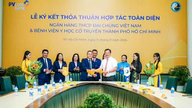 PVcomBank đẩy mạnh hợp tác với bệnh viện Y học cổ truyền TP.HCM