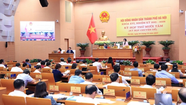 HĐND thành phố Hà Nội xem xét, ban hành các nội dung triển khai Luật Thủ đô 2024