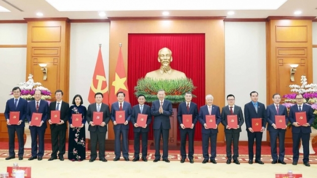 Politburo announces major restructuring of 13 Party organisations