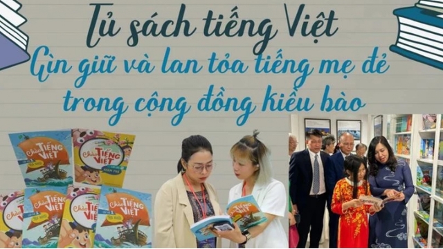 Bookcase project helps spread Vietnamese language, culture in Belgium