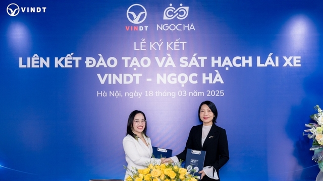VinDT – Trường trung cấp Ngọc Hà liên kết đào tạo lái xe bằng xe điện