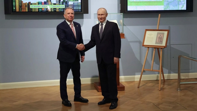 Đặc phái viên của Mỹ gặp Tổng thống Nga Vladimir Putin
