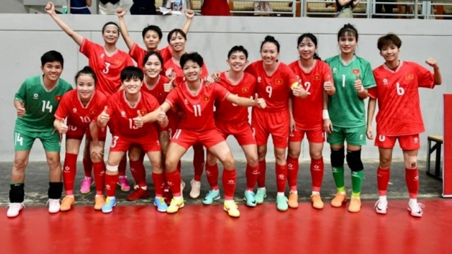 Vietnamese women’s futsal team remains 11th in FIFA rankings