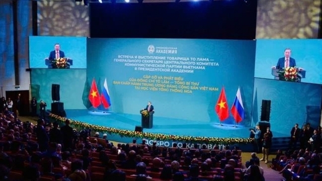 Party leader stresses promoting Vietnam – Russia traditional friendship in new era
