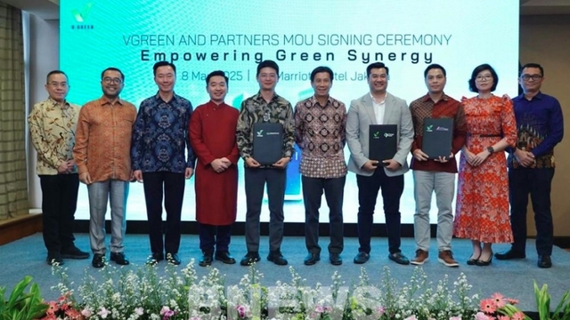 V-GREEN forms partnership to deploy VinFast charging stations in Indonesia