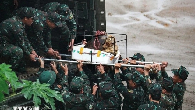 Wartime unexploded ordnance safely detonated in Hoa Binh