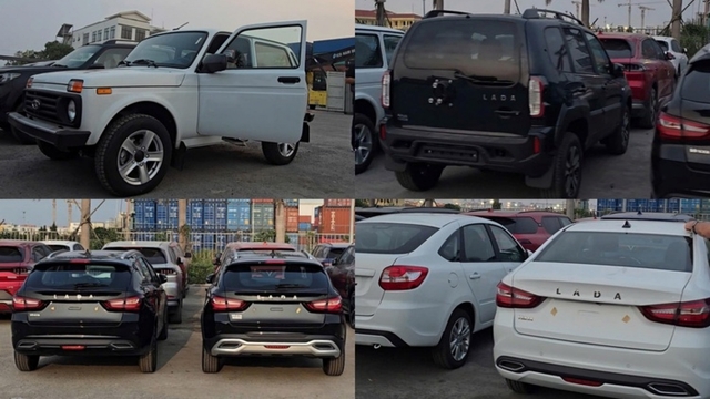 Hình ảnh loạt ô tô Lada của Nga vừa “đổ bộ” vào Việt Nam