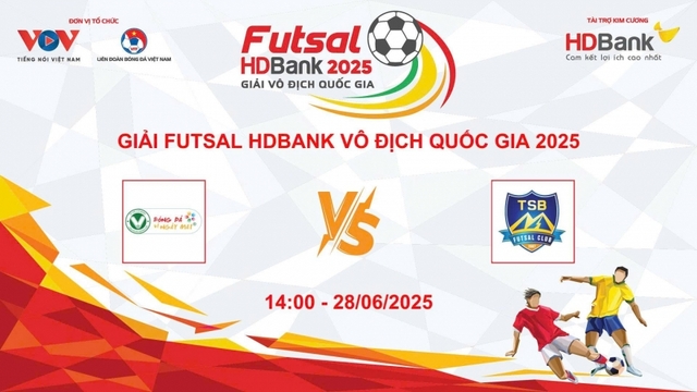 Trực tiếp Trẻ TP.HCM - Thái Sơn Bắc tại giải Futsal HDBank VĐQG 2025