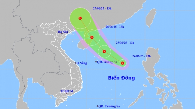 Áp thấp nhiệt đới hình thành trên Biển Đông