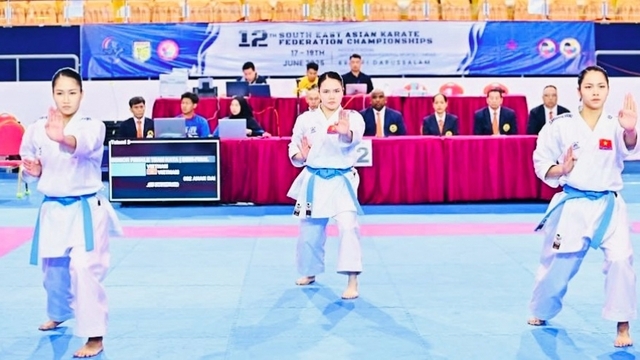 Karate team dominates with 14 more golds in Southeast Asian event