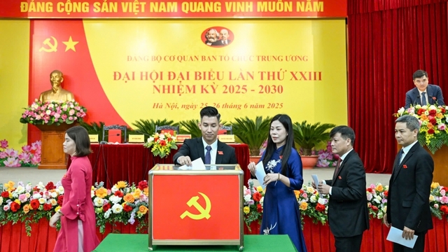 Đại hội Đảng bộ Cơ quan Ban Tổ chức Trung ương lần thứ XXIII