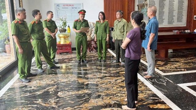 Công an tỉnh Thanh Hoá khám xét nơi ở của Bùi Quốc Ý