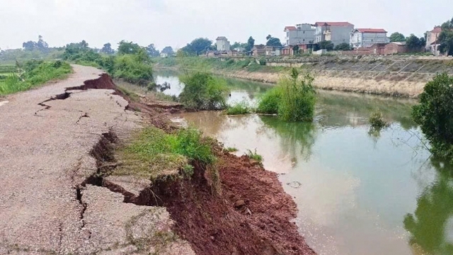 Bắc Ninh khẩn trương khắc phục các sự cố đê điều