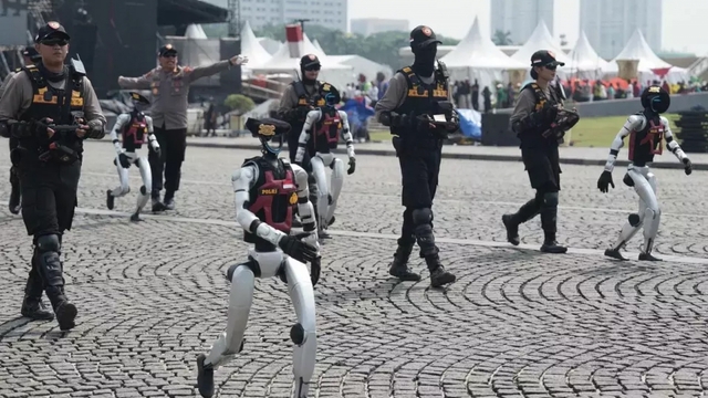 Cảnh sát Indonesia triển khai robot hỗ trợ công tác nghiệp vụ