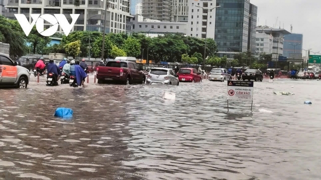 Danh sách các điểm còn ngập sâu ở Hà Nội, người dân cần lưu ý