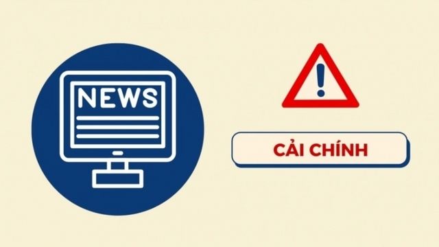 Thông tin cải chính, xin lỗi