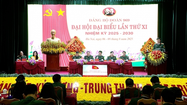 Đại hội Đảng bộ Đoàn 969 lần thứ XI, nhiệm kỳ 2025-2030