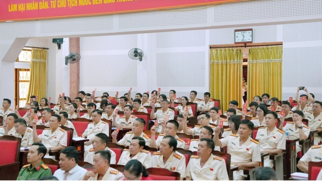 Cao Bằng: Xây dựng lực lượng công an vững mạnh, chính quy, hiện đại