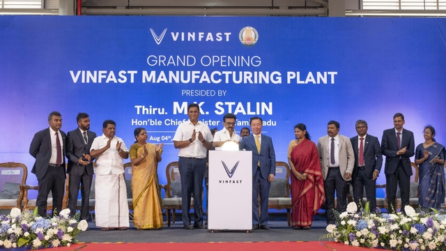 VinFast khánh thành nhà máy lắp ráp ô tô điện tại Tamil Nadu, Ấn Độ