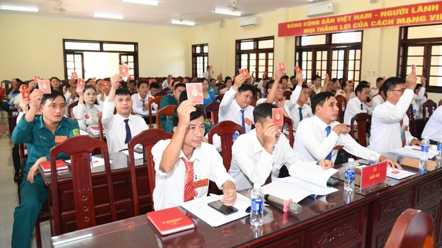 Đại hội Đảng bộ ở đảo tiền tiêu trọng yếu trên vùng biển Tây Nam