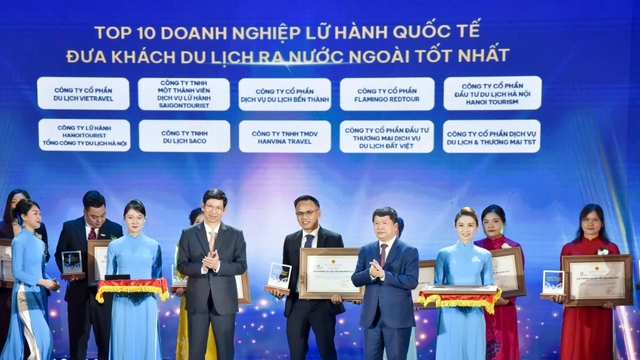 Đất Việt Tour vinh dự nhận 2 giải thưởng tại Lễ trao Giải thưởng Du lịch Việt Nam