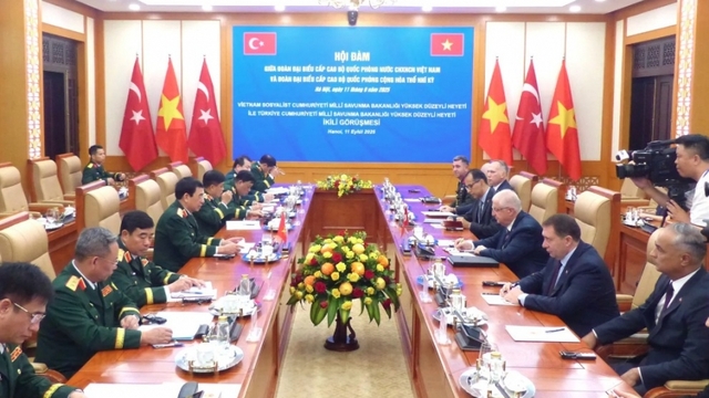 Vietnam, Turkey enhance defence links and joint military activities