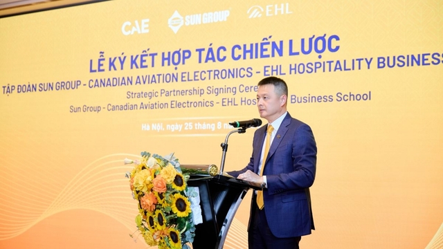 Sun Group hợp tác với 2 đối tác trong lĩnh vực đào tạo hàng không và khách sạn