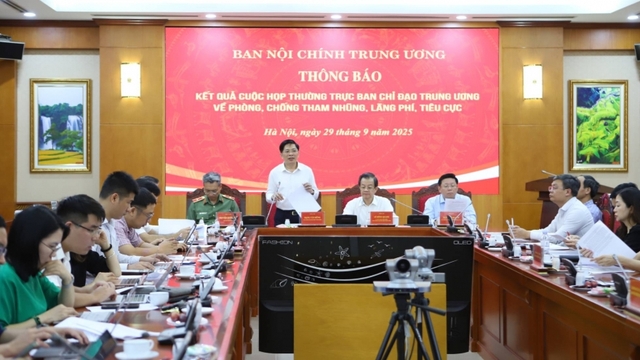 19 trường hợp cán bộ diện Trung ương quản lý bị kỷ luật kể từ đầu năm 2025