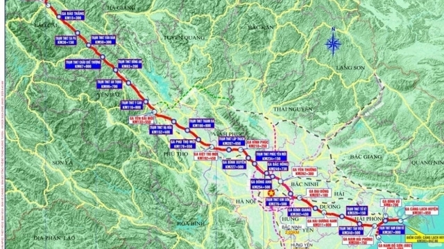 Dự án đường sắt Hà Nội- Lào Cai - Hải Phòng, tiến độ ra sao?