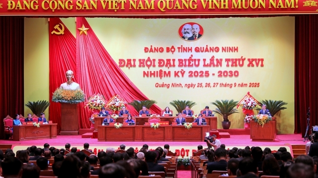 Khai mạc Đại hội Đảng bộ tỉnh Quảng Ninh lần thứ XVI