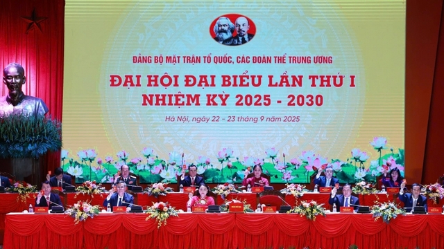 Đại hội Đảng bộ MTTQ, các đoàn thể Trung ương lần thứ I