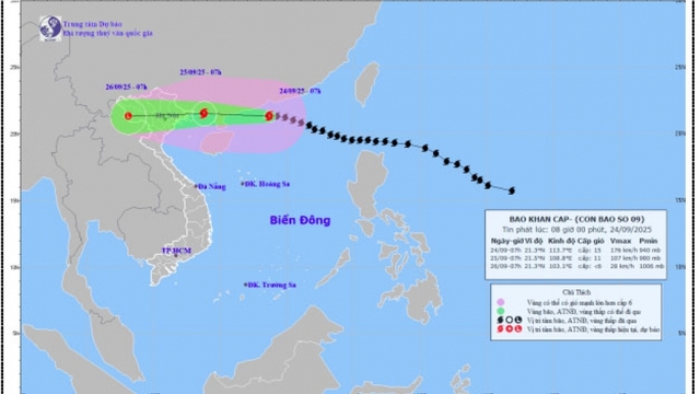 Hà Nội chủ động, tập trung ứng phó với bão số 9