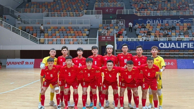 ĐT Futsal Việt Nam "đại thắng" ngày ra quân vòng loại giải Futsal châu Á 2026