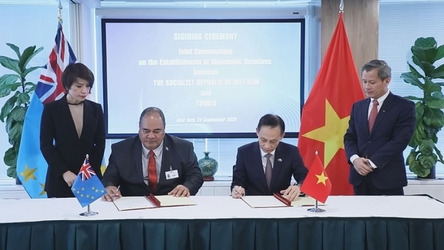 Việt Nam và Tuvalu thiết lập quan hệ ngoại giao
