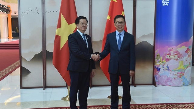 Phó Thủ tướng Mai Văn Chính hội kiến Phó Chủ tịch nước Trung Quốc