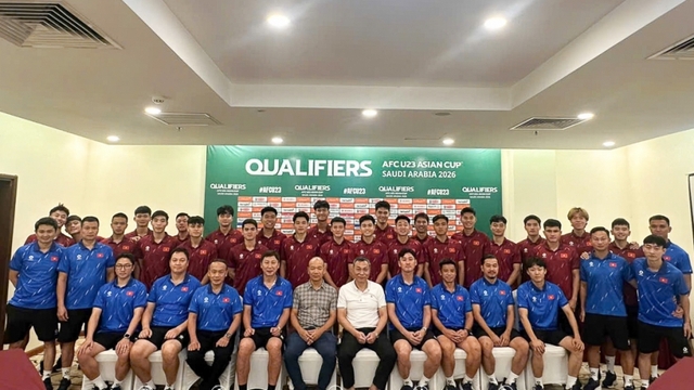 Lịch thi đấu vòng loại U23 châu Á 2026 lượt trận 1: U23 Việt Nam đối đầu cầu thủ gốc Anh