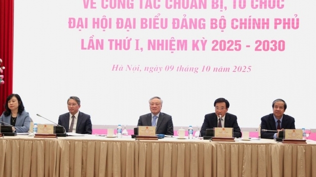 Government Party Organisation to convene first congress on Oct.12 - 13