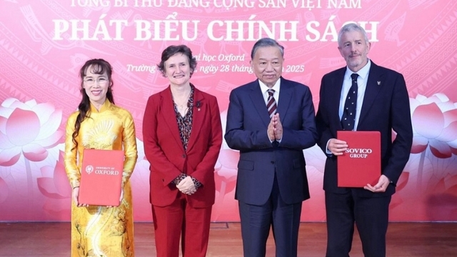 Tổng Bí thư Tô Lâm hoan nghênh các doanh nghiệp, cơ sở hợp tác với Đại học Oxford