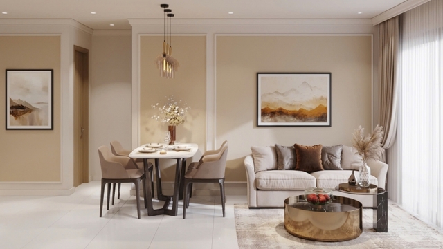 AVA Center - Căn hộ cao cấp đầu tiên và duy nhất tại quốc lộ 13 bàn giao nội thất