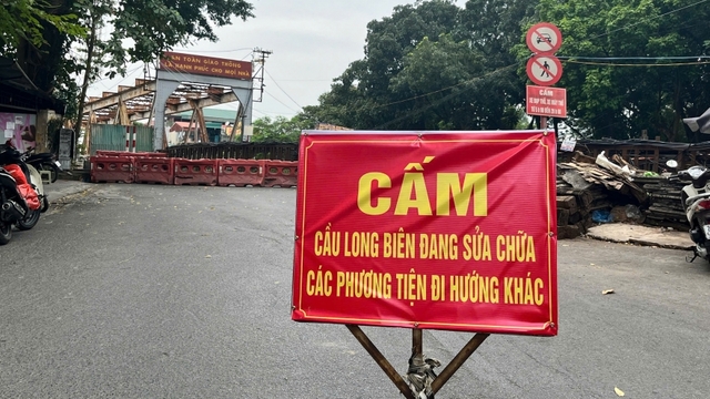 Hà Nội phân luồng giao thông sau khi cấm xe cộ qua cầu Long Biên từ ngày 1/11