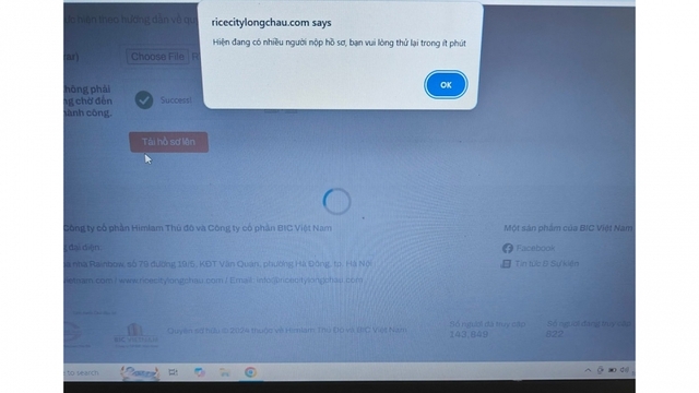 Nộp hồ sơ nhà ở xã hội online, hàng nghìn người “than trời” vì website lỗi