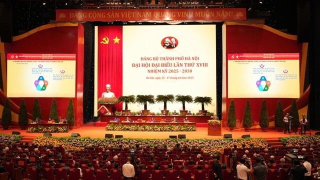 Niềm tin và khí thế đổi mới lan tỏa từ Đại hội Đảng bộ Hà Nội lần thứ XVIII