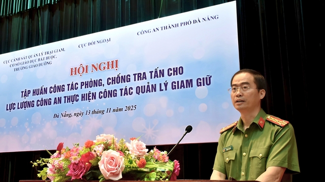Tập huấn công tác phòng, chống tra tấn cho lực lượng công an quản lý giam giữ