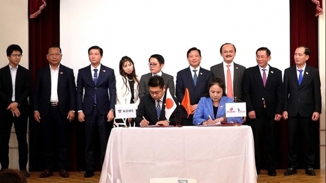Long An International Port, Japan’s Port of Kobe establish strategic partnership