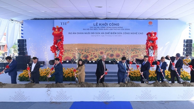 Khởi công dự án chăn nuôi bò sữa và chế biến sữa công nghệ cao của Tập đoàn TH