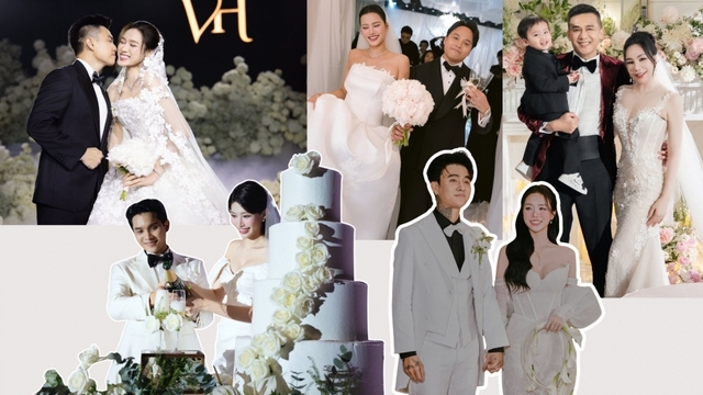 Những đám cưới đình đám của sao Việt năm 2025