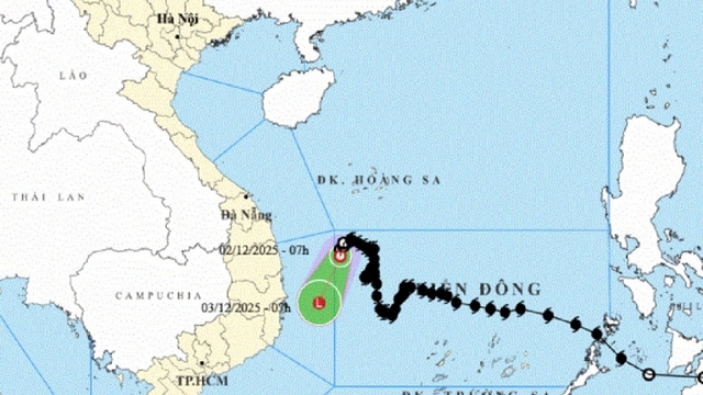 Áp thấp nhiệt đới trên Biển Đông, ảnh hưởng đến vùng biển Đắk Lắk – Khánh Hòa